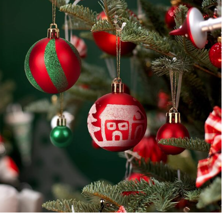 44 piezas árbol de Navidad Adornos , con múltiple colores , adecuado para festival fiesta Decoración